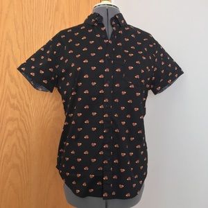Hedgehog (Porcupine) Pattern Button Down